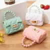 Dzieci Jelly Torebka Cute PVC Crossbody Torby Dla Kobiet Mini Monety Portfel Baby Girl Party Pearl Torby Ręczne Tot