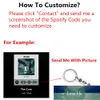 Personalized Music Spotify Scan Code Keychain For Women Men Stainless Steel Keyring Custom Laser Engrave Spotify Code Jewelry Factory price expert design Quality
