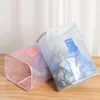 Laundry Bags Hanging Hamper Wall Mounted Clear Storage Basket Foldable Washing Bucket Bathroom For Dirty Clothes