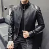 남성용 재킷 2021 스프링 재킷 패션 가짜 가죽 코트 지퍼 자동차 오토바이 기관차 최고 품질 의류