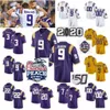 Koszulki NCAA College LSU Tigers 7 Leonard Fournette 22 Clyde Edwards-Helaire 5 Derrius Guice 40 Devin White Custom Football Stitched