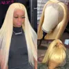 613 transparent lace frontal wig