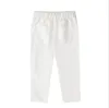 Pantaloni casual per bambina primavera autunno Pantaloni per bambini Pantaloni abbinati a colori scozzesi Pantaloni per il tempo libero con fiocco per bambini 2-8 anni