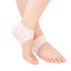 Ankle Support Elastic Silicone Rubber Gel Socks For Peds Anti Cracking Liner Heel Moisturizing Foot Skin SEBS Protection