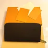 Ny Frankrike designer kvinnor lång checkbook plånbok kreditkort fotohållare plånbok brun mono gram vit rutig duk läder
