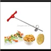 Cuisine de fruits, bar ￠ manger maison Gardenfr￩nch Potato Fry Spiral Manual Cutter Rouleau Making Twred Dredder Rreder Raiter Kitchen Gadget Cooking Tool