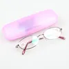 purple reading glasses