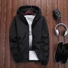 Mäns Jackor Student Mode Hooded Top Loose Tunna Par Coat Jacket Kvinnors Blå Stor Storlek KoreansPring och Höst Grå Workwear