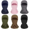 Nova máscara facial completa balaclava tática camuflagem capacete forro boné máscara esportiva capa de ciclismo esqui à prova de vento arnês de cabeça