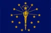 3x5 FTS 90*150 cm Stany Zjednoczone Flaga stanu Indiana 100% poliestrowa flagi banerów w stanie Direct RRD13299