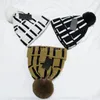 Top Classic Winter Men and Women Design Design Kraita Kapelusz Autumn Wool Hatter Jacquard Unisex Warm Skull Hat 3 Colours Optiona224o
