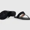 2023 diseñador tanga sandalia zapatilla con letras dobles sandalias mujer zapatilla hombres diapositivas frente al mar para mujer 35-41 caja y bolsa para el polvo # GTS-01