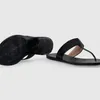 2024 مصمم Thong Sandal Slipper مع أحرف مزدوجة صندل نساء شببر رجال شرائح وحيدة الواجهة water