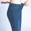 Straight Leg Jeans Stor Storlek Kvinnor Casual Plus för 4XL 5XL 6XL Vintage Loose Blue Mom Ladies 210428