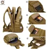 Тактический рюкзак 14 дюймов ноутбук мужчины военные Molle армии 40л высокой емкости rucksack открытый водонепроницаемый велосипедную сумку q0721