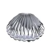 Goud shell vorm bruiloft snoep doos plastic gift gunst houder dozen verjaardag kerstfeest zilver wit roze decor levert