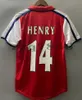 02 05 HENRY BERGKAMP V. PERSIE WRIGHT RETRO Voetbalshirts 94 97 98 00 03 04 06 VIEIRA MERSON ADAMS Home Away 3rd TIERNEY Voetbalshirt Uniformen