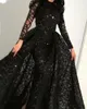 Casual Dresses Formal Evening Prom Beading For Women Female Ladies Party Long 2021 O-Neck Light Black Ball Gown Floor-Length Cloth286C