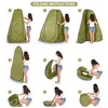 Portable Privacy Shower Toilet Camping Pop-Up Tent Camouflage and UV Function Outdoor Dressing pography 220104