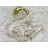 12 stks / partij Hale Mode Broche Rhinestone Emaille Swan Pin Broches C101427