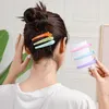 10st / set Nya Kvinnor Flickor Färgglada Plast Lång Hårspål Tvätt Face Bangs Simple Hair Clips Barrettes Fashion Hair Tillbehör