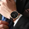 Watch for Men CRRJU Casual Quartz Men's Watches Unique Cool Sport Watches Rose Gold Mesh Belt Waterproof Clock Relogio Masculino 210517