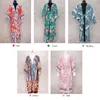 100% Coton Bikini Cover-ups Rose Boho Imprimer Auto Ceinture Avant Ouvert Long Kimono Robe Plage Tunique Femmes Maillot De Bain Cover Up Q996 210420