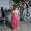 Высокий низкий цветок девушка платье стиль блестки бальные платья для свадьбы Выполните детскую одежду E17128 210610
