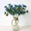 Dekorativa blommor kransar 2021 Silkduk Simulering Erygium Plant Plastic Flower Arrangement Creative Artificial Sales for Wedding A X5