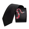 дизайнерские галстуки из Европы и Америки men039s модные персонализированные вышивка коралловая змея формальный бизнес профессиональный отдых t4878668