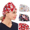 BeanieSkull Caps Letterpatroon Scrubs Hoed Hele mode Ademende Scrub Cap Unisex Gezondheidszorg Werknemers Verstelbare Nursin9680456