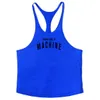 Men's Plus Tees & Polos Gym Mens Top Vest Muscle Fashion Sleeveless Stringer Brand Back Clothing Bodybuilding Singlets Fitness Workout Sport