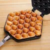 Handlowe QQ Jajko Bubble Waffle Maker Pan Hongkong Waffle Ciasto Pieczenia Płaskie Puff Lody Cone Cone Maker Iron Parts