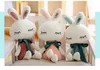 50cm 키즈 플러시 장난감 토끼 인형 귀여운 토끼 장난감 고품질 박제 동물 부드러운 인형 생일 선물