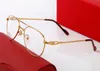 Full frame half men Women Sunglasses Gold Rim Round Eyeglass Master Design Styles Metal Head High Quality Suitable All Kinds Of Fa296z