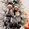 abxmas 1pair elfのぬいぐるみおもちゃのためのカップルカップルエルフホリデー人形ギフトキッズクリスマス飾りナビダドナタールクリスマス211015005862