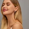 Boucles d'oreilles pour femmes, mode coréenne, clips sur boucle d'oreille, tendance lune dorée, pendentif, bijoux vintage, 2021