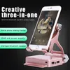 Mobile Phone Stand Holder Charging Portable Power Bank LED Light Multi Function Bracket For Games Cell Mounts Holders1590213