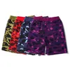 Mann Sommer Shorts Camouflage Mode Leichte Knie Länge Casual Lose Gym Sport Schwimmen Strand Dünne Entspannte Größe M-3XL 2021