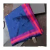 Scarf woman wool silk Scarves Stripes fashion square shawl size 140x140cm no box