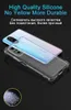 Shockproof Silicone Soft Cases For Xiaomi Redmi Note 10 9Pro 10S 9S 9A 9C Mi 11 10 10T Pro Lite Poco X3 F3 M3 Clear Cover