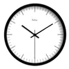 Zegary Ścienne Mental Cyfrowy Zegar Okrągły Nowoczesny Design Nordic Whiter Silent Reloj Pracownia Dekoracja Salon 60A066