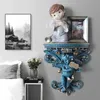 Moderne decoratieve muur opknoping plank home decor hoek sculptuur fles ornamenten artware display figurines miniaturen houder andere