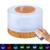 500ml Aromaterapia Difusor Humidificador de ar com luz da noite LED para sala de casa Ultrasônicos névoa fresca aroma óleo essencial 210724