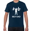Dad Streetwear Tshirt Män Rolig Design Fader Dag 100% Bomull Sommar Hip Hop T-shirt Present Tshirt Homme Kläder 210629