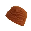 Moda donna Cappelli lavorati a maglia Boy Papalina Beanie maschile Inverno Retro Cappello senza tesa Baggy Melon Cap Cuff Docker Pescatore Accessori Y21111