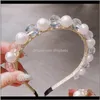 Klipp Barrettes smycken droppleverans 2021 ins boutique crystal pinnar pärla designer pannband klara blommor flickor pannband mode hår AC