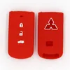 Auto sleutelhoes Silicone Soft Keys Covers voor Mitsubishi Outlander 3 ASX COLT LANCER 10 EX Grandis Pajero Sport Afstandsbediening Key Protection Case