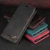 Anti-thft Luxury Leather Wallet Fodraler för Huawei P40 P30 P20 Pro Lite E Y5P Y6P Y7P P Smart Z 2021 Telefonkåpa