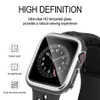 Apple Iwatchシリーズ7/6/5 Se 45mm 44mm 44mm 44mm 40mm保護カバーのためのスクリーンプロテクター付きの時計ケース